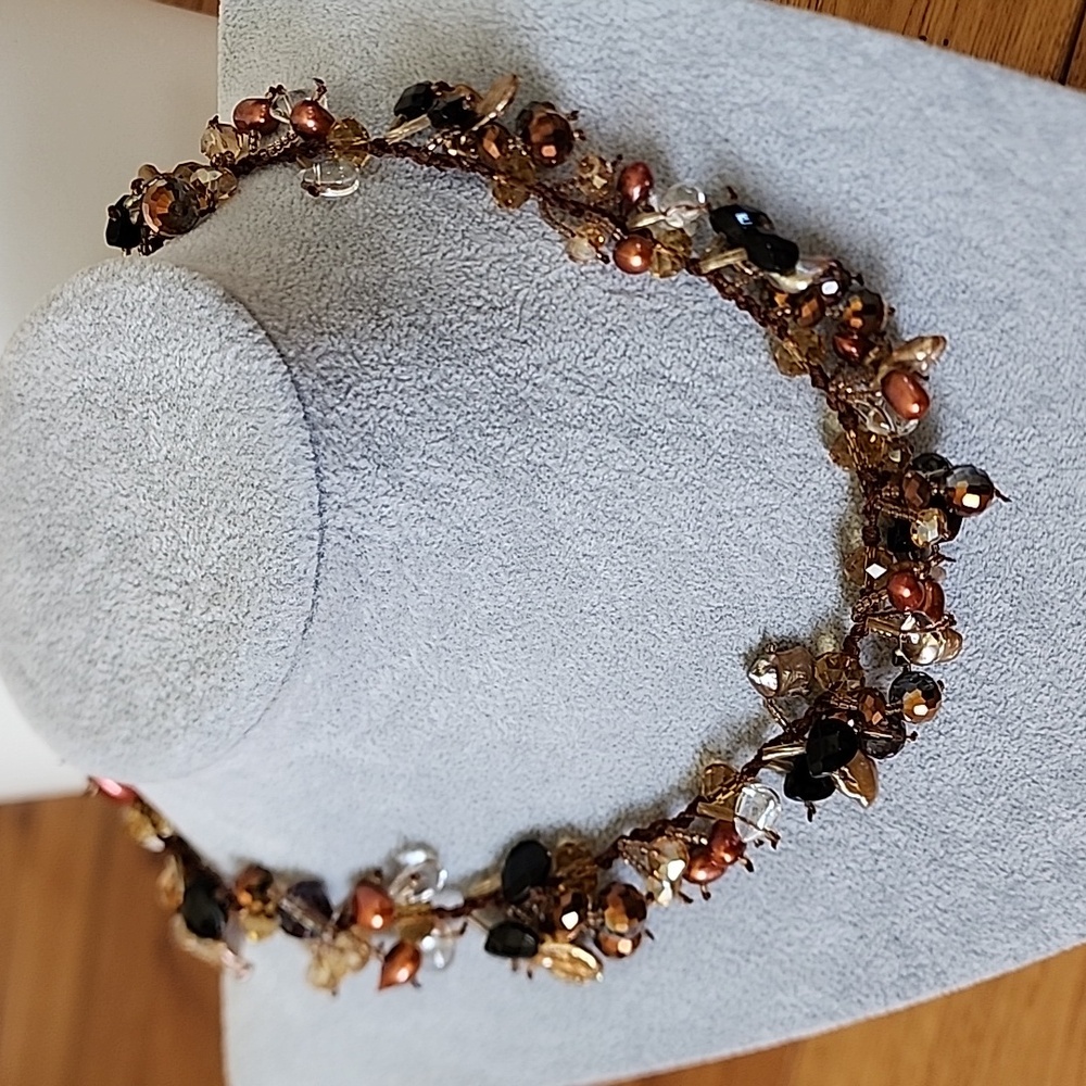 Artsy Multi-Color Beaded Necklace
